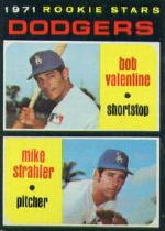 1971 Topps Baseball Cards      188     Bobby Valentine RC/Mike Strahler RC